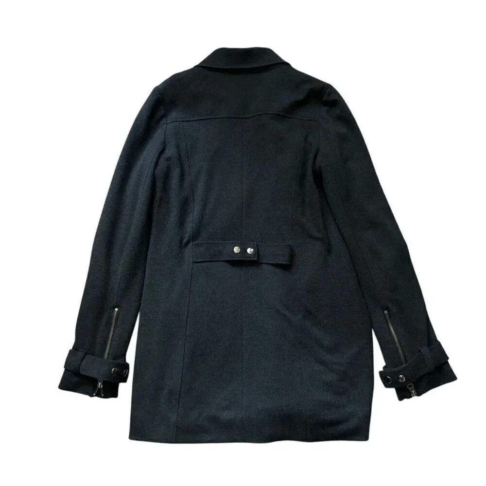 We The Free Black Womens Zip-Up Jacket Size 10